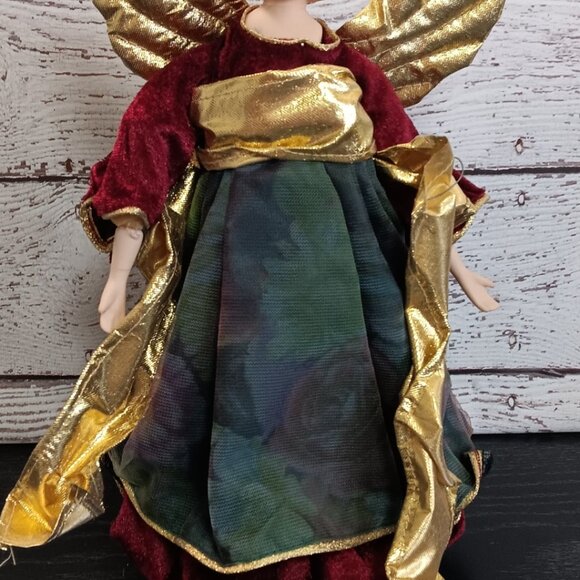 Vintage 11' Angel Tree Topper Christmas Ornament - Picture 2 of 5